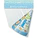 Safari 1st Birthday Party Cone Hats - Blue, 8 Pcs
