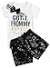 ChicNChic Baby Girls Letter Print Tops Sequins Pants with Headband 3pcs Little Girls Outfits Short Set 24M White