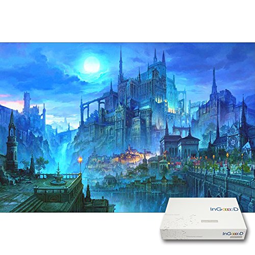 Ingooood- Imagination Series- Castle In The Night- Jigsaw Puzzles 1000 Pieces for Adult