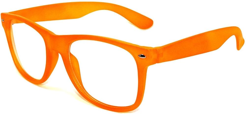 orange plastic sunglasses
