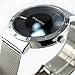 Youyoupifa Fashion Black Dial Sliver Stainless Steel Strap Quartz Watch