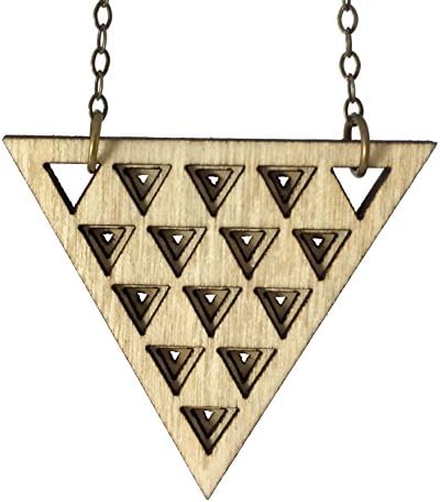 EYEFUL | long triangle necklace