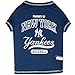 MLB New York Yankees Dog T-Shirt, Medium. - Licensed Shirt for Pets Team Colored with Team Logos. - Premium Stretchable Materials for The Comfort of Your Dog & cat.