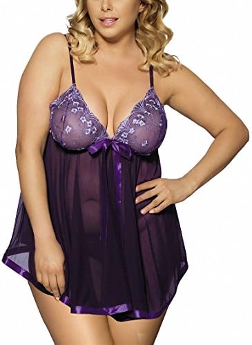 Sexy Clothes Erotic Underwear Women Baby Doll Sexy Lingerie Hot Transparent Plus Size 6Xl Lingerie Sleepwear E20735 Xxl
