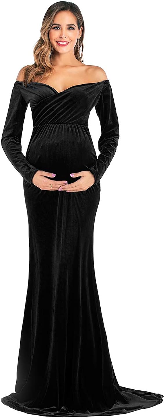 long sleeve fitted maxi dress