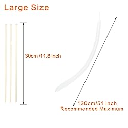 PIGETALE 100Pcs Clear 260 Balloons Transparent Long