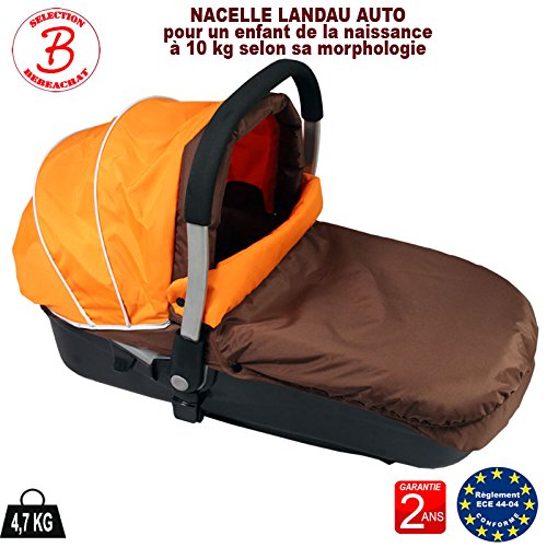 Nacelle Auto Landau Pour Bebe Coloris Brown Et Orange N11 Accessoires De Poussettes Bebe Puericulture Estiloss Com