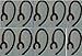 10 No-break Replacement Ear Hook Compatiblity: Samsung HM6000 HM1300 HM1900 for Bluetooth Headsets +Raspberry Earhook