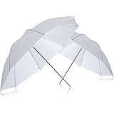 Neewer (2) 33" 83cm Photography Studio Flash Translucent White soft Umbrella