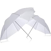 Neewer (2) 33" 83cm Photography Studio Flash Translucent White soft Umbrella