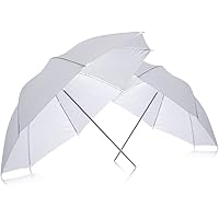 Neewer (2) 33" 83cm Photography Studio Flash Translucent White Soft Umbrella