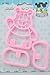 Winnie the Pooh Sitting 3D Cookie Cutter & Toast Press Set