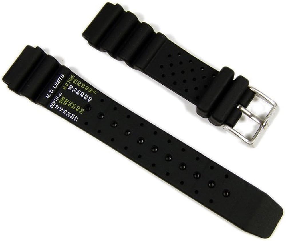 Citizen Brand Replacement Rubber Watch Strap for Promaster Diver 20 mm