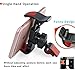 OTISA Portable Universal Car Air Vent Phone Holder Mount for Phone Cell Phones/GPS/MP3 Player - Black