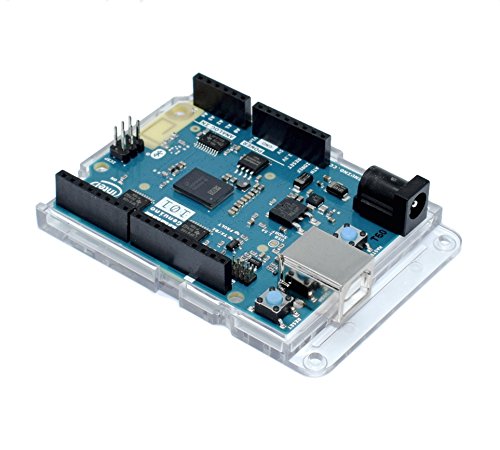 sb components Transparent Bumper Case for Arduino UNO, Leonardo, Zero, M0, Ethernet, Genuino and all UNO form Boards - ROHS Compliant