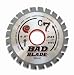 KwikTool USA BB450 C7 Bad Blade 4-1/2-Inch 24 Tooth with 1-Inch Arbor And 7/8-Inch, 5/8-Inch primary