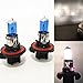 Mega Racer 1 Pair H13 9008 Headlight Bulbs 5000k Super Ultra White Low Beam High Beam Halogen Headlights Xenon White Halogen Headlights H13 Headlight Bulb Headlight Bulb H13