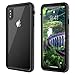 iPhone Xs Max Case, Snowfox Built-in Screen Protector Cover 360 Degree Protection Compatible with iPhone Xs Max Case  6.5 Inch 2018 Released (Black/Clear）