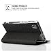 Sony Xperia XA1 Wallet leather Flip case, Feitenn Folio Flip PU leather Case with Stand Kickstand card slots holder Clear TPU Slim case cover For XA1 2017 [Not fit for XA] (Black)