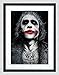 BATMAN JOKER HEATH LEDGER TATTOO INKED FRAMED ART PRINT BY W.MAGUIRE F97X12441