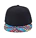 VEGALI Fashion Cool Adjustable Snapback Hip-hop Golf Baseball Cap Hat Unisex (C124-Black)
