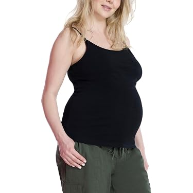 Débardeur De Grossesse Et Grande Taille - 95% Coton 5% élasthanne - Volants Amincissants Pour Maternité Et Allaitement