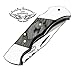 Folding knife 420cs Stainless Steel Folding hunting knives 5.5 Inchs Black Wooden Handel hiking knife- blade knife-knife folding-camping pocket knife-small folding knife-hand knife-folding knives- pocketknife-sharpest pocket knife-hiking knife- outdoor knife-best pocket knife-mens knife