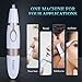 Nose Hair Trimmer for Men Women，Gospire 4 in 1 Eyebrow Sideburns Ear and Nose Hair Trimmer Waterproof Double-Edge Stainless Steel Blades Battery Operated Grooming Kit (White)
