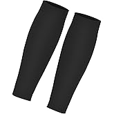VBESTLIFE Vbest life 1 Pair Sports Compressiong Socks Calf Sleeves with Two-Stage Elastic Socks in varicose Vein for Men and Women Pain Relief(M-Black)
