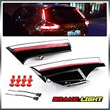2x Rear Window decoration lamp led brake lights For Nissan Rogue X-Trail 2014-2017