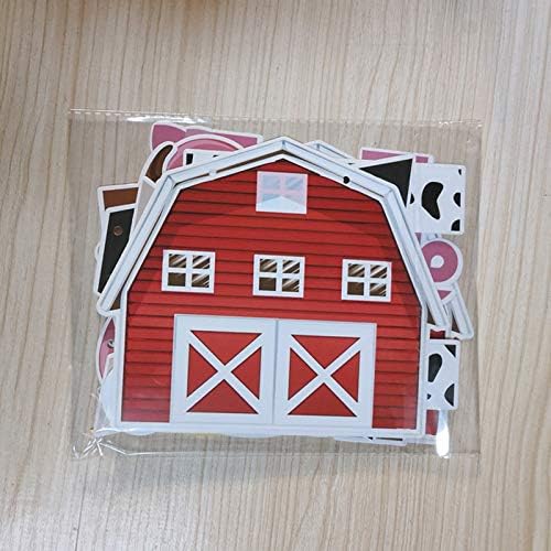 Farm Happy Birthday Party Banner,Barn Haystack Animal Theme Baby Shower Farmer Banner for Kids' Birthday,HAPPY BIRTHDAY Flag for Home Party - Image 5