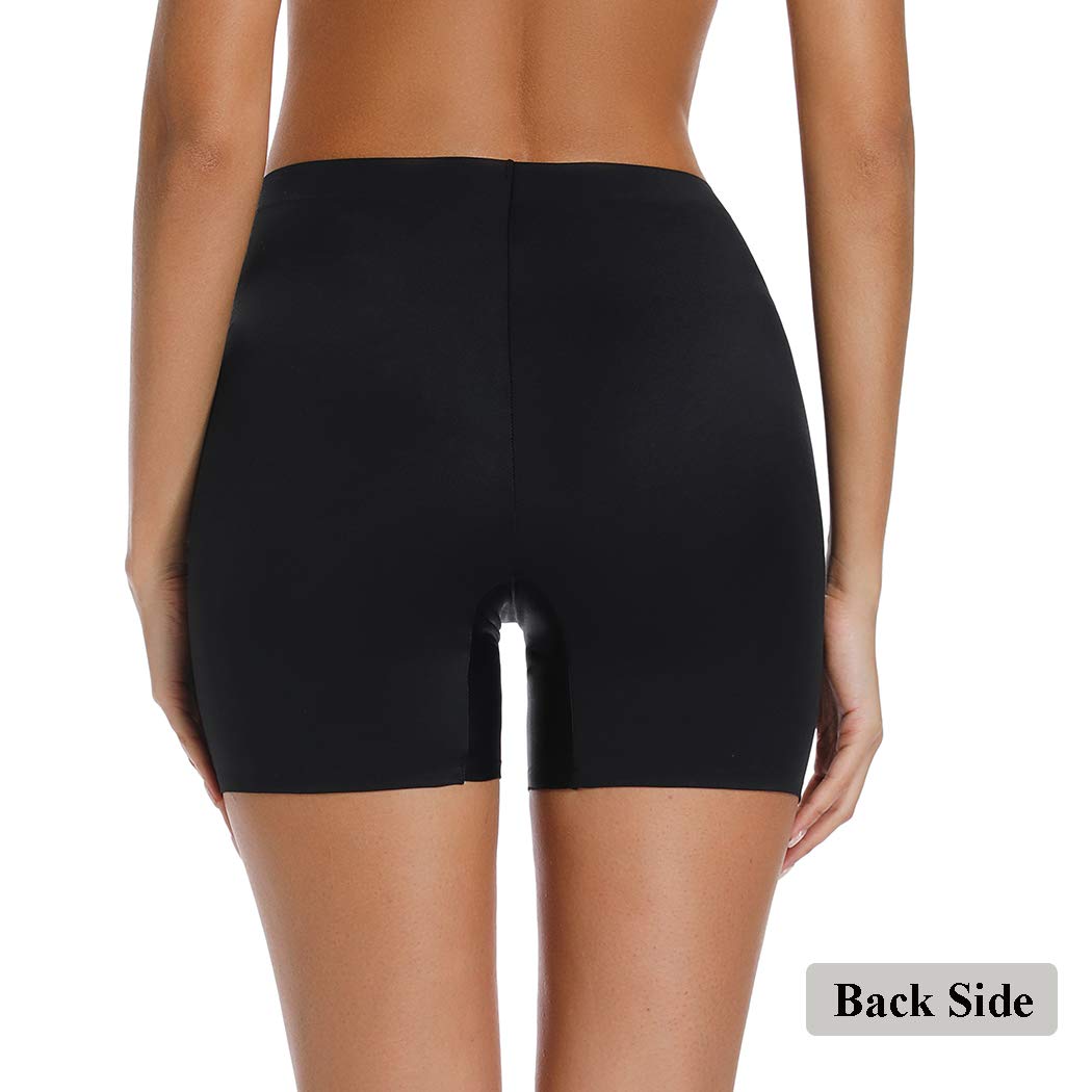 Women Seamless Boyshorts Panties Smooth Slip Shorts for Under Dresses