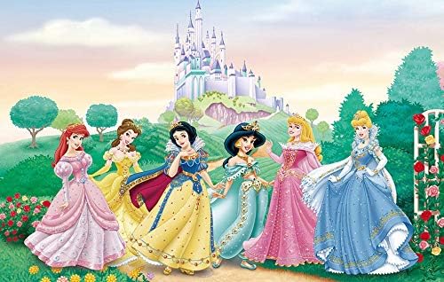 Aqsgh Personalisierte Benutzerdefinierte Grosse Wandmalerei 3d Cartoon Disney Prinzessin Tv Hintergrund Wand Kinderzimmer Hochwertige Nahtlose Seide Full Size Amazon De Baumarkt