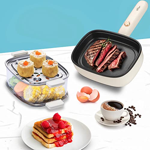 Bear Egg Cooker, Hard Boiled Egg Cooker with 12 Egg Capacity, Stainless