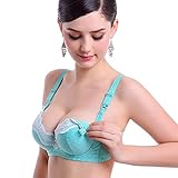 ETOSELL Womens Underwire Drop Clip Nursing Bra Modal Cotton Maternity Bra