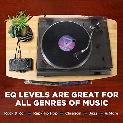 GOgroove Phono Preamp EQ with 3 Band Equalizer Preamplifier with