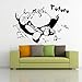 Fangeplus(TM DIY Removable My Neighbour Totoro Sleep Art Mural Vinyl Waterproof Wall Stickers Kids Room Decor Nursery Decal Sticker 22.8''x18.1''