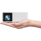 Mini Projector - 1080P Full HD Supported YOTON Portable Projector Y3, Gift for Kids, Phone Projector for Home Theater, Movie,