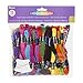 Darice Cotton Craft Thread, 8-Meters, 100-Pack, Colors may vary