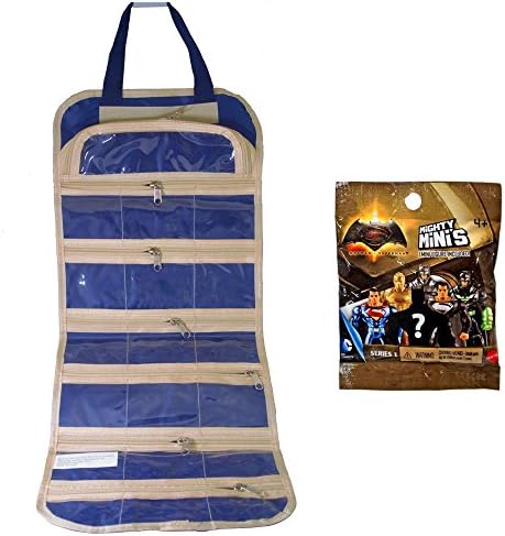 Hanging Storage Organizer Combo Pack with Batman Vs Superman Series 1 Mighty Minis Blind Pack