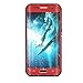 Eazewell Durable Ultra Slim 100% Water Resistant Skin Waterproof Case Shockproof Crashproof Dustproof Hard Shell Protective Box Rugged Cover for Samsung Galaxy S7 Edge SM-G935 (Red)