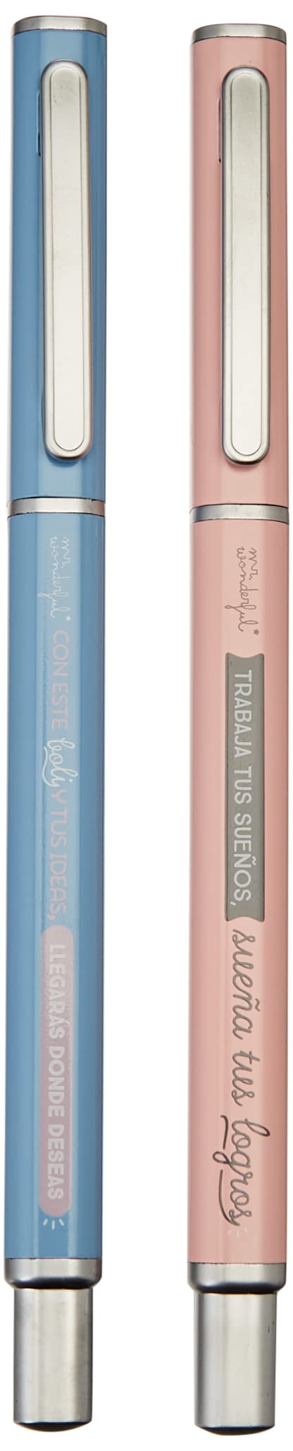 Mr. Wonderful WOA03748ES Set of 2 Cool Pens to Fulfill Your Dreams