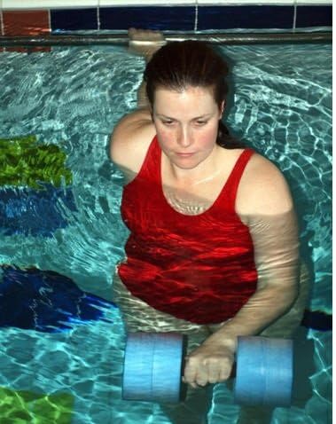 swimming dumbbell floats