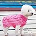 KYEESE Dog Sweaters Turtleneck Pink Dog Sweater Knitwear Pullover Warm Pet Sweater