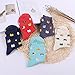Pack of 5 Womens Cute Animals Socks Girls Warm Novelty Funny Cartoon Cotton Crew Socks,Cat