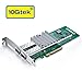 10Gb PCI-E NIC Network Card, Dual SFP+ Port, PCI Express Ethernet LAN Adapter Support Windows Server/Linux/VMware, X520-10G-2S-X8 primary