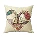 AIKVSXER Onker Cotton Linen Square Decorative Throw Pillow Case Cushion Cover 18
