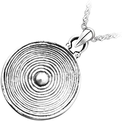 Rhodium Plated Sun Celtic Pendant Necklace, Ancient Symbol of Divine, Life and Death.