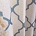 Moroccan Print Tier Curtains Kitchen Cafe Half Window Panels 1 Pair 26