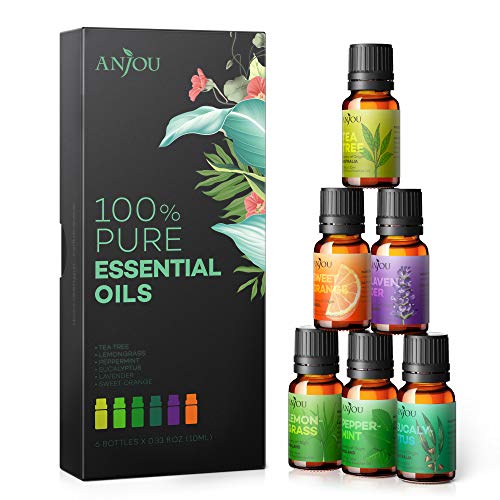 Anjou Essential Oils Set 6Pack Gift Set Therapeutic Grade 10ml 100